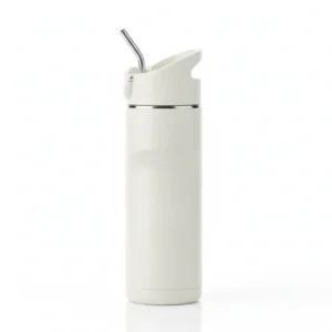 AJF Kuromi Stainless Steel Dual-Opening Lid Straw &