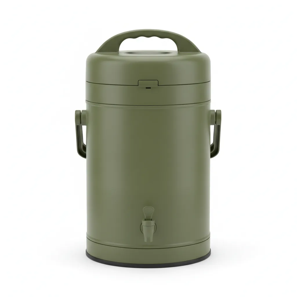 Lion Star Sahara Water Thermos, 12 Liters, Green,