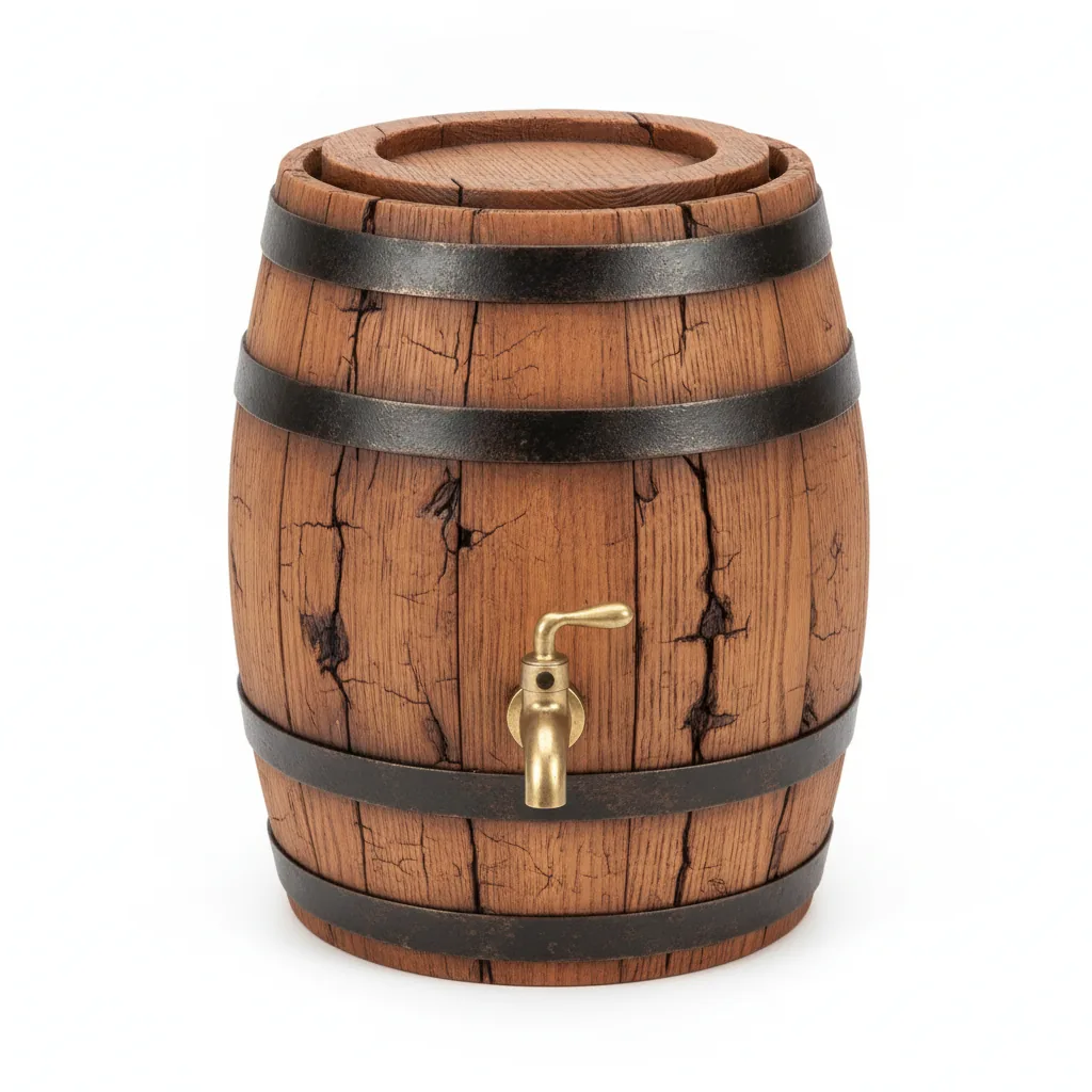 Bhoja Wooden Beer Barrel, 3 Liters, BG45117-5